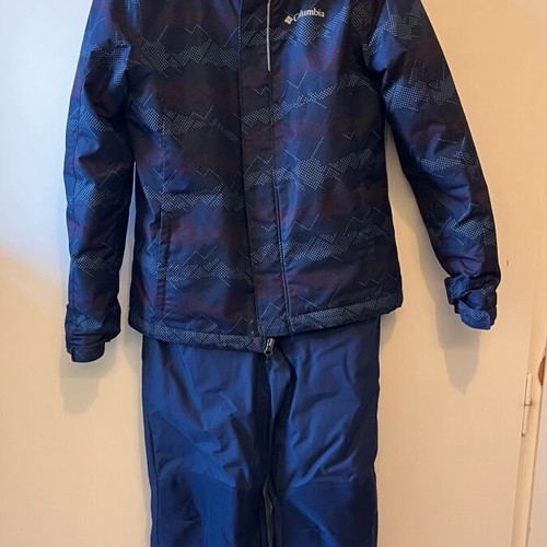 Columbia ski set like new, jacket and pants size M 10-12y