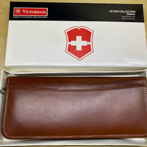 Victorinox leather wallet women's new
