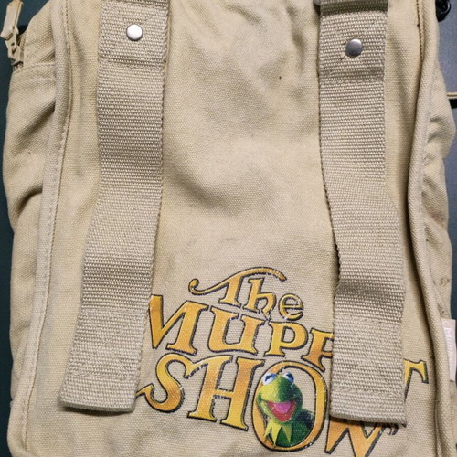 Muppet Show shoulder bag 2007 used, authentic and collectible, beige