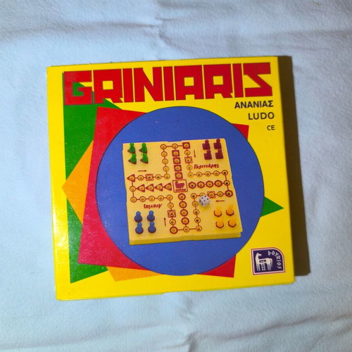 Griniaris Ludo board game by Doureios, classic retro