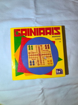 Griniaris Ludo board game by Doureios, classic retro