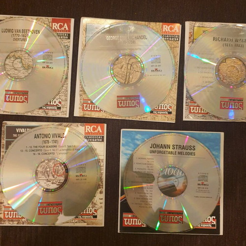 Bach 5 CD pack classical music like new