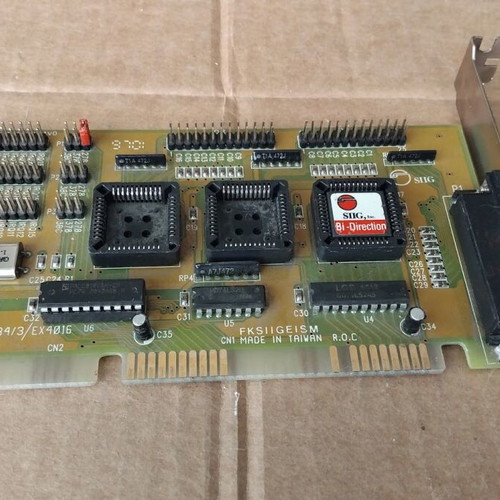 Sunix SUN-6334-3 (EX-4016) 16-bit ISA Parallel Port Card used