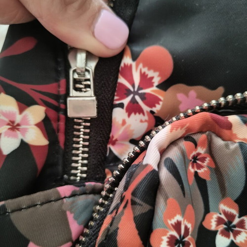 Parfois backpack with colorful flower design like new