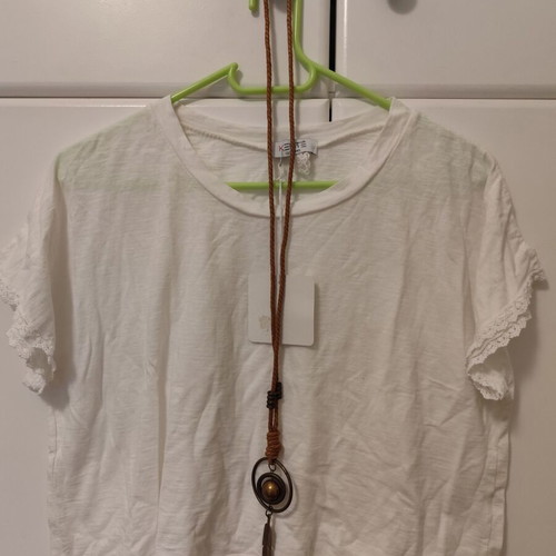 Crop top new with necklace, size S / 36 / 8