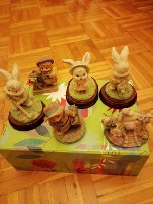Easter table decorations new, set of 6 pieces