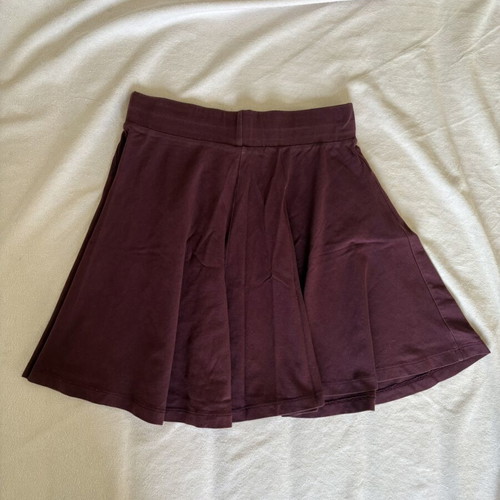 Pull and Bear burgundy skirt
