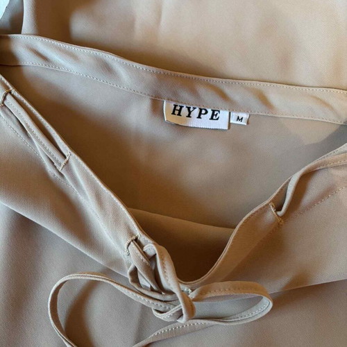 Hype skirt and jacket set beige like new