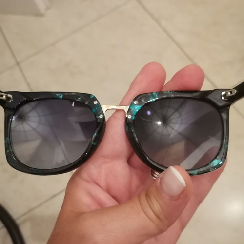 GIGI BARCELONA sunglasses black with green tint