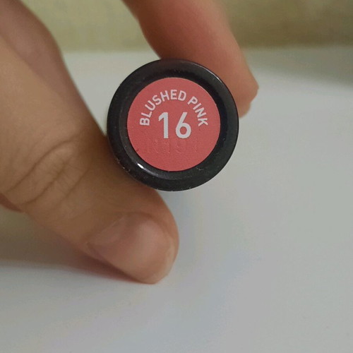 Korres lipstick rose used, number 16