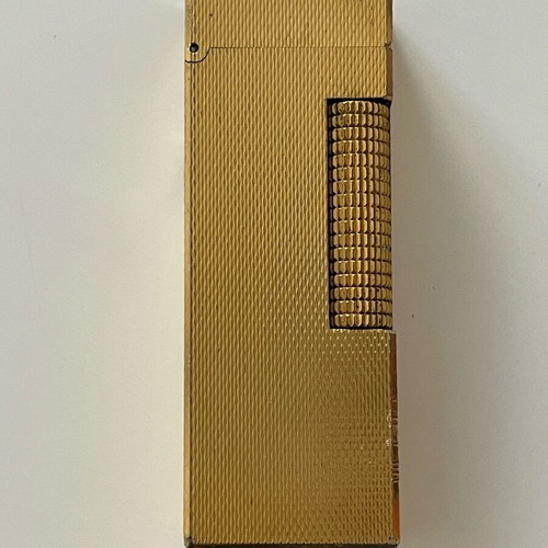 Dunhill Rollagas lighter vintage gold plated like new
