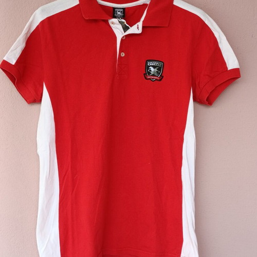 Antonio Carraro men's polo shirt, red and white, S-M-L