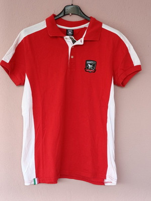 Antonio Carraro men's polo shirt, red and white, S-M-L