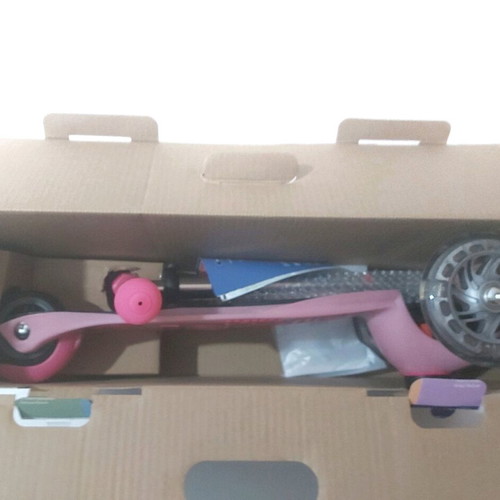 Micro Mini Deluxe Glow LED scooter pink Frozen edition new