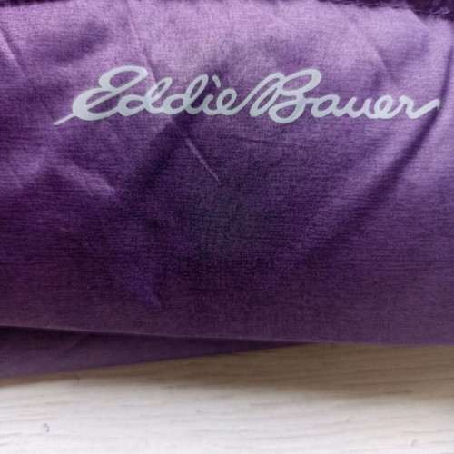 Eddie Bauer women's vest with down like new, purple, size S