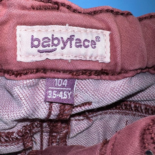 Babyface children's pants used for 3.5-4.5 years unisex