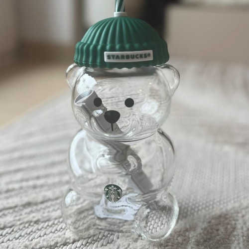 Starbucks Mug TBLR Glass Bearista 20 oz new with packaging