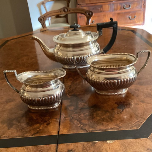 English Sheffield vintage tea set like new