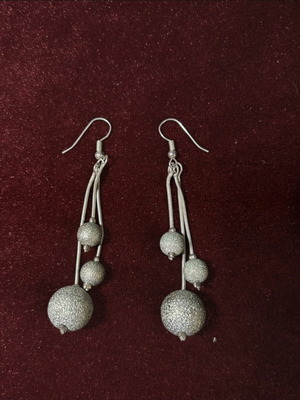Dangling earrings mint color 7 cm length like new
