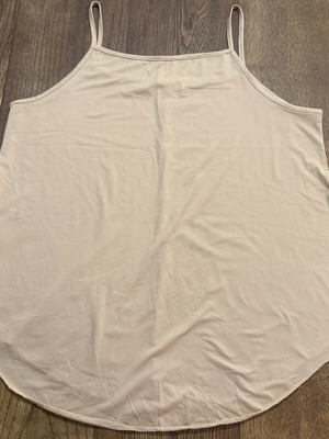 Beige camisole one size, new, cotton soft