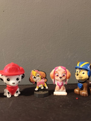 Paw Patrol συλλεκτικές φιγούρες σετ 6 μεταχειρισμένες