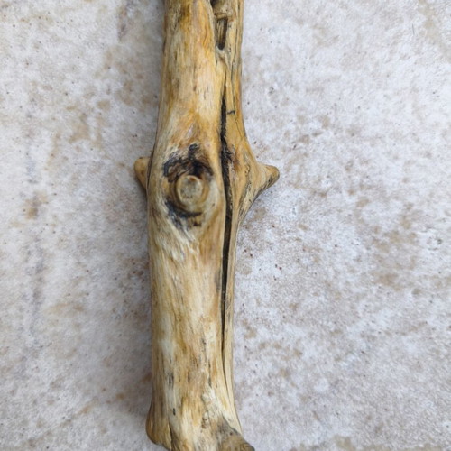 Driftwood keychain with light finish