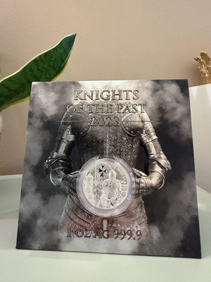 Knights of the Past 2023 5 Euro Silver Coin New