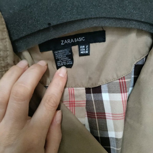 Καμπαρντίνα Zara μπεζ σαν καινούργιο