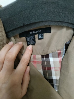 Καμπαρντίνα Zara μπεζ σαν καινούργιο