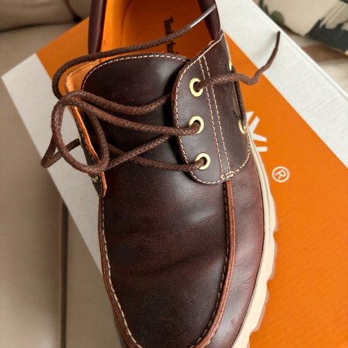Timberland leather shoes new, brown, size 42