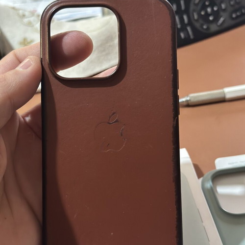 iPhone 14 Pro cases used, leather and silicone