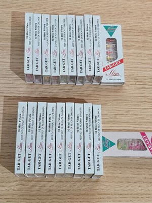 Evans Target Slim Cigarette Filters pack of 60, new