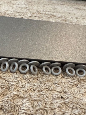 Slim Line 4cm Ceiling Curtain Rail, Anthracite, 1.80 m