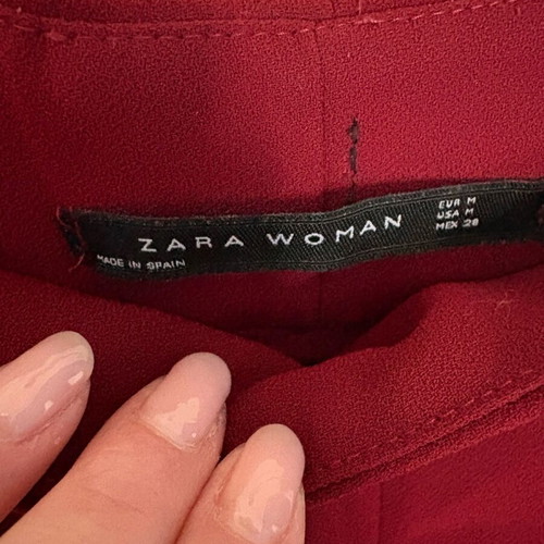 Zara παντελόνα μπορντό σαν καινούργιο, μέγεθος Small