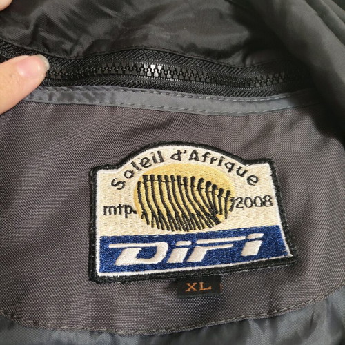 Difi biker jacket gray-black size L-XL like new