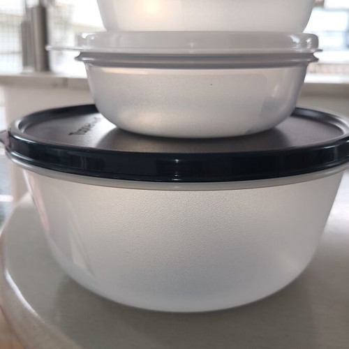 Tupperware set of three containers, new, 1.4L and two 300ml