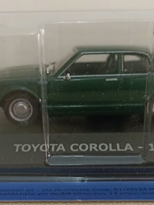 Unforgettable Cars Toyota Corolla 1974 1:43 miniature new