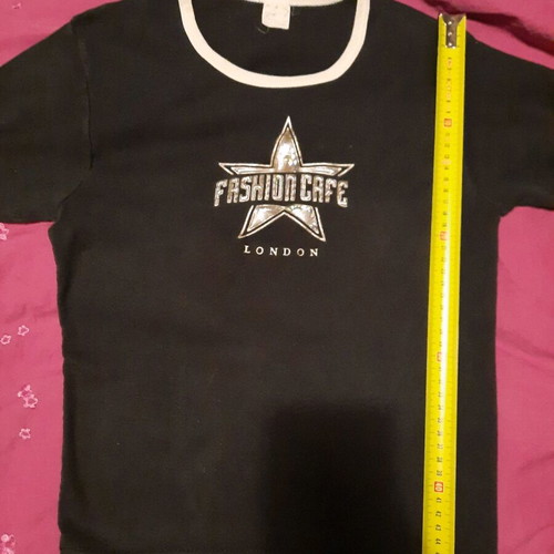 Vintage 90s Fashion Cafe London Collectible T-Shirt (Size S)