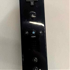 Γνήσιο Ασύρματο χειριστήριο Nintendo Wii Μαύρο με Motion Plus Inside (USED)