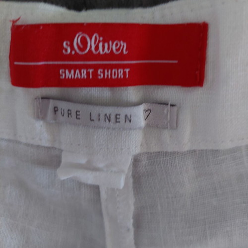 S.Oliver linen white women's shorts XL-2XL like new