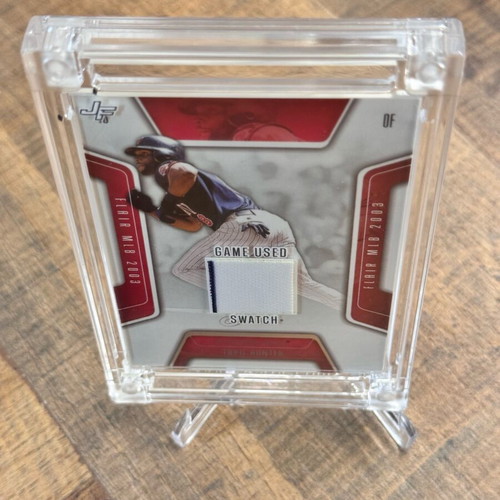 Torii Hunter Game Used Jersey Relic Card Jersey Fusion 2022 MLB Twins new