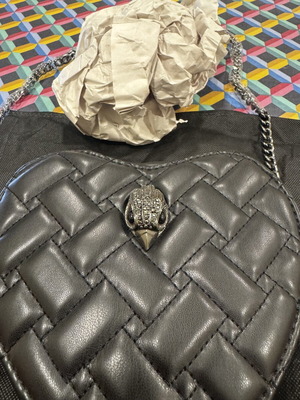 Kurt Geiger London Kensington shoulder bag, black quilted