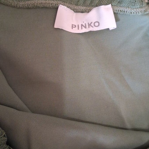 Pinko silk one-piece jumpsuit like new, green