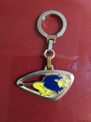Peugeot collectible keychain used, 1970-1980 decade, rare French