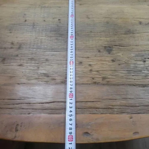 Oak coffee table with metal legs new