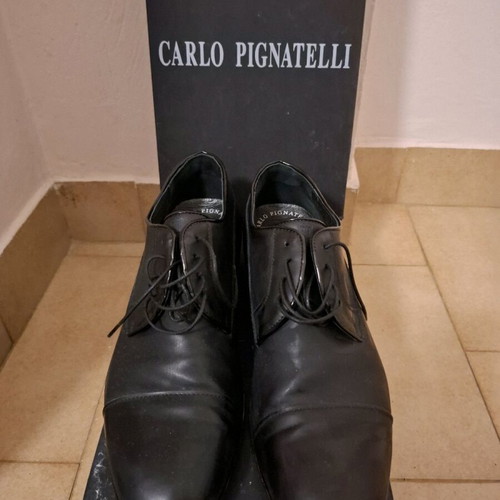 Carlo Pignatelli wedding shoes like new, size 43, black