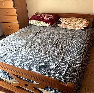 Κρεβάτι διπλό φάρδος 160 μήκος 205