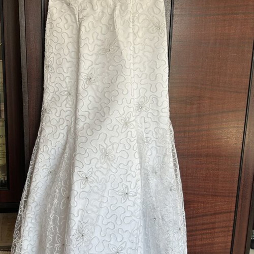 Wedding dress white, good condition, sizes XS and S