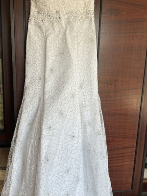 Wedding dress white, good condition, sizes XS and S
