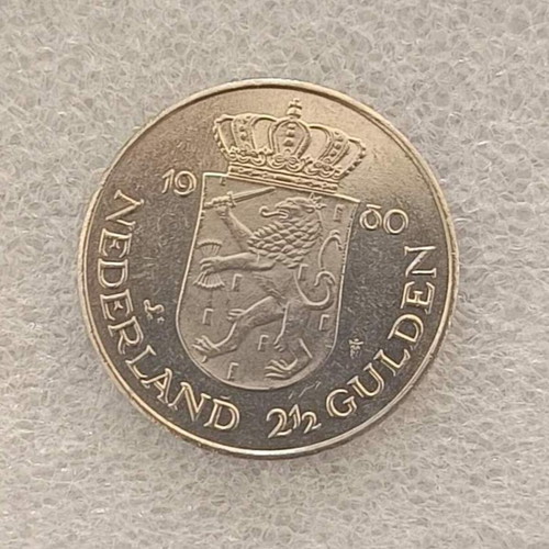 Netherlands 1980 2½ Gulden coin